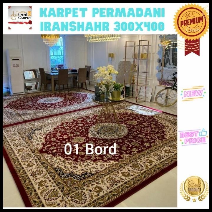 promo spesial Karpet Iranshahr Jumbo 3X4 Karpet Semi Turki Turkey Mewah Karpet Besar