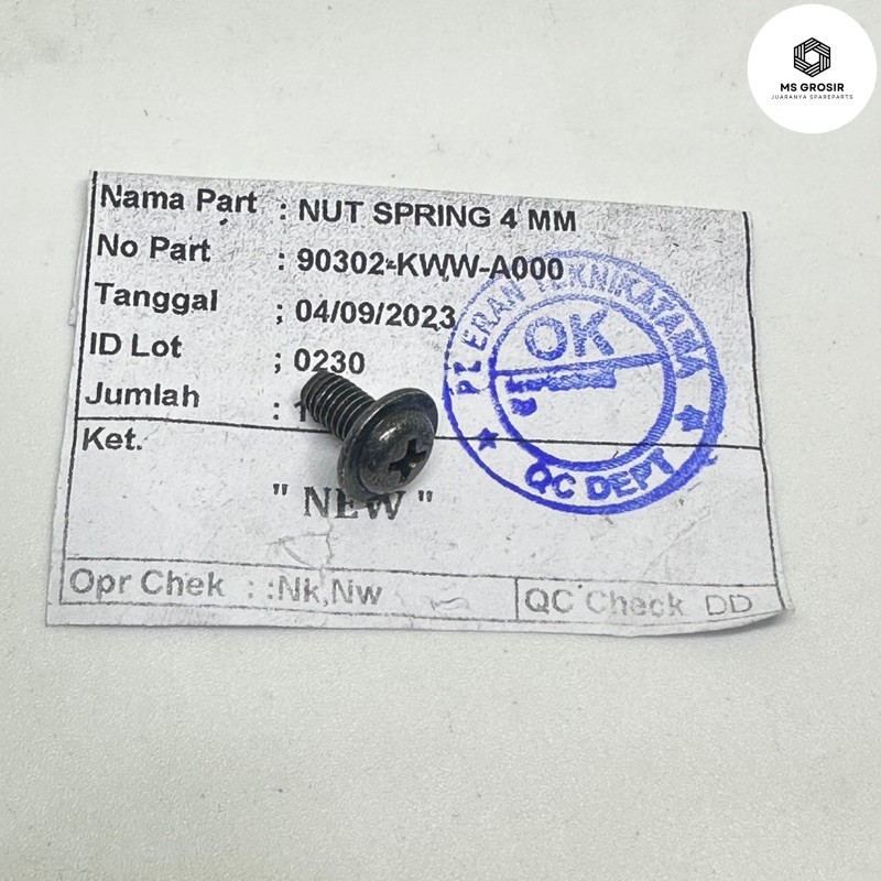 BAUT OBENG M5 BAUT 8 PENDEK ORIGINAL UNIVERSAL PANJANG 8mm