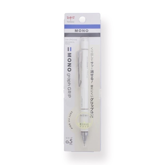 

Tombow Mono Graph Soft Fit Grip Grayish Colors 0.5mm Limited Edition - Ivory