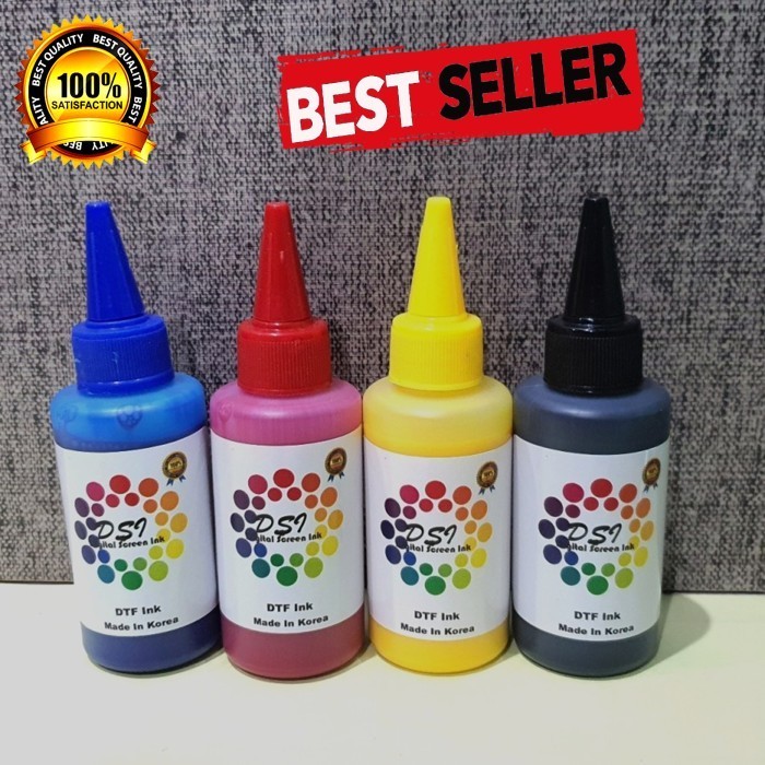 

tinta dtf dst transfer sablon kaos - Merah