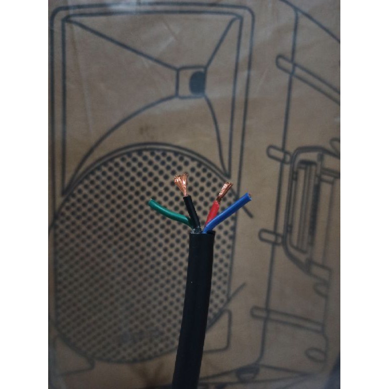 Kabel Speaker TASKER isi 4 x 1.5 mm / Meter Type: C1639 - BlackBox A2