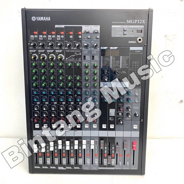 mixer audio 12 channel yamaha mgp12x kualitas bagus mixer yamaha mgp 12