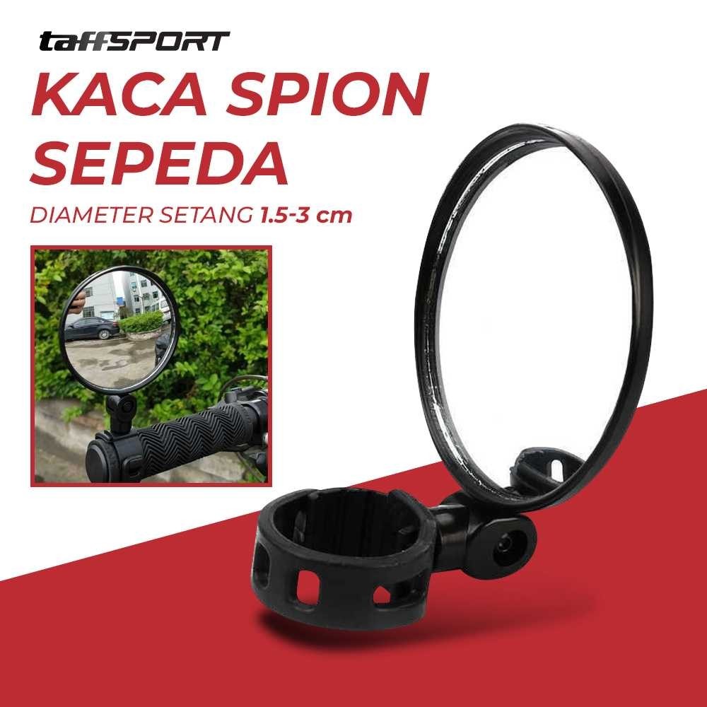 COD Kaca Spion Blindspot Untuk Sepeda MTB Roadbike Gunung Lipat Listrik BMX Fleksibel Putar 360 Derajat TaffSPORT