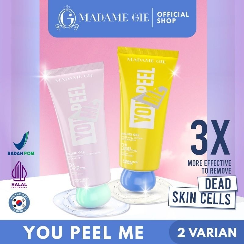 MADAME GIE YOU PEEL ME | scrub wajah Madame Gie