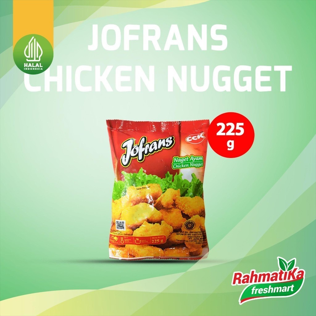 

JOFRANS Naget Ayam / Chicken Nugget 225 gr