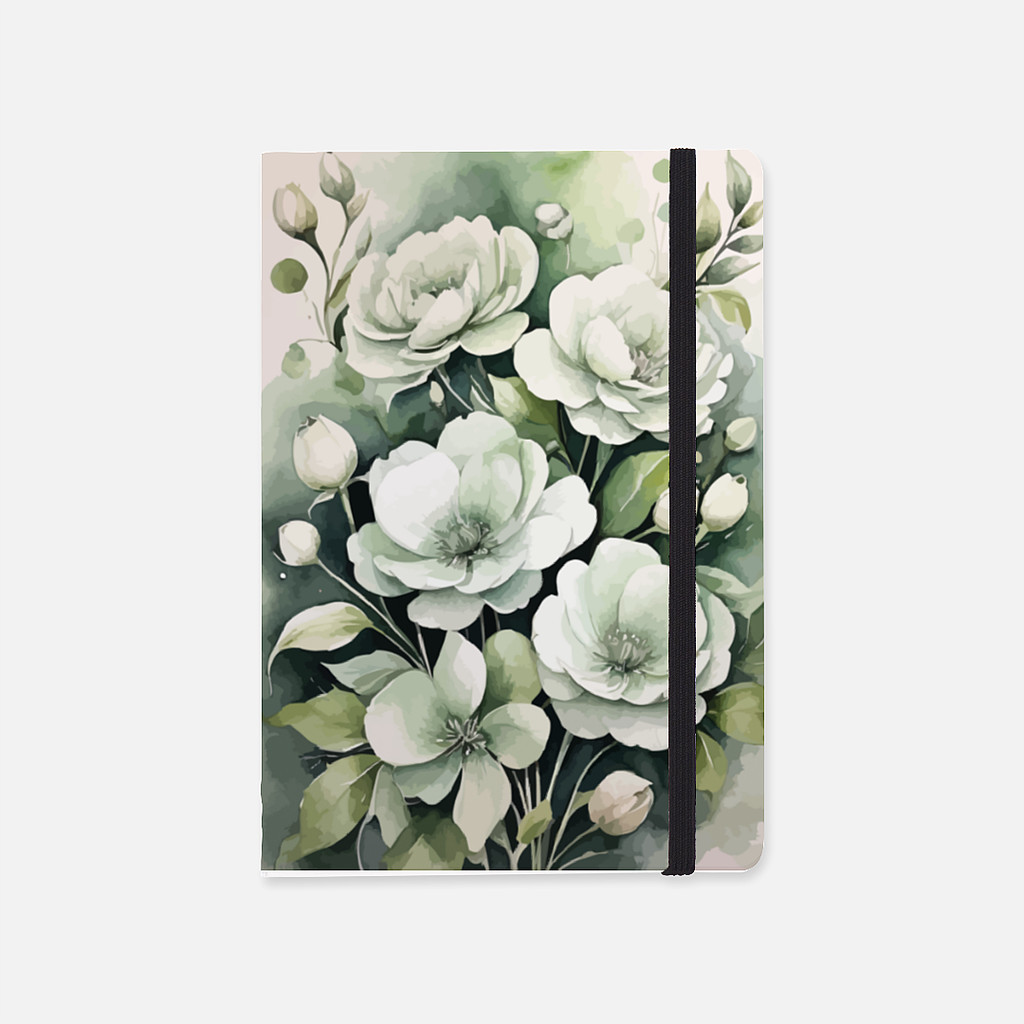 

Jurnal Aesthetic Notebook Buku Tulis Catatan A5 - Flowers Series
