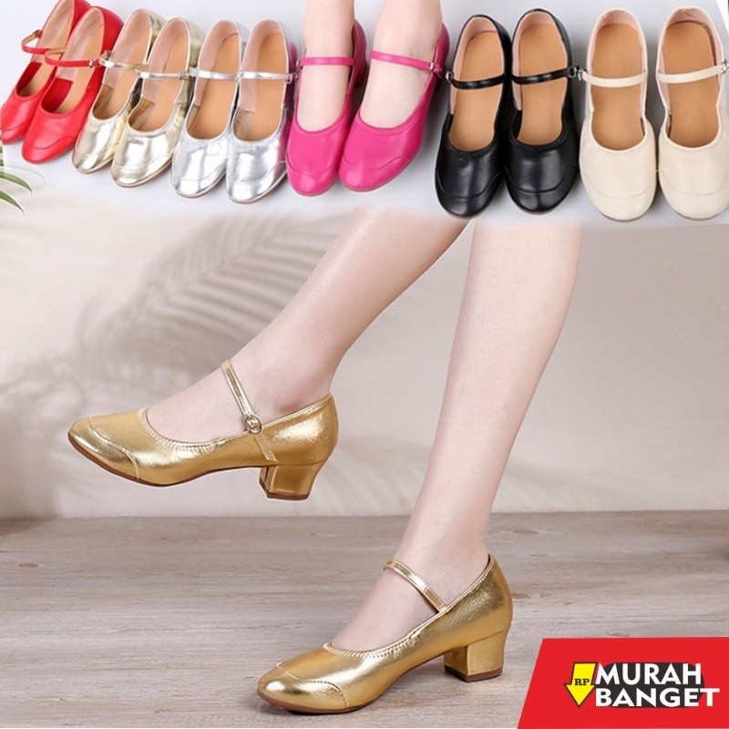Sepatu dansa wanita- Dance shoes Sepatu dance wanita Sepatu Wanita sepatu dans Sepatu hak 4cm