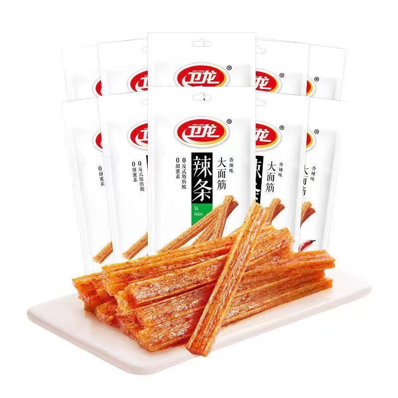 

Weilong Spicy Bars Big gluten Small gluten Spicy Small Spicy Internet celebrity snacks Spicy Bars Bean Products Small Spicy Bars