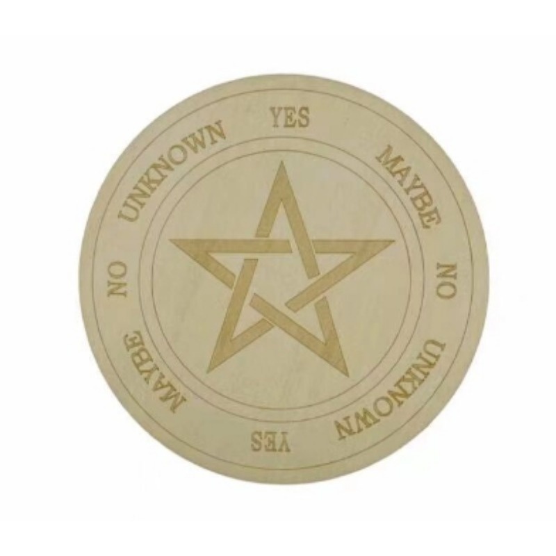 

Meditation Ornaments Message Board Wooden Twelve Constellation Divination Pendulum Board Sign Home Decor Star Sun Moon Altar