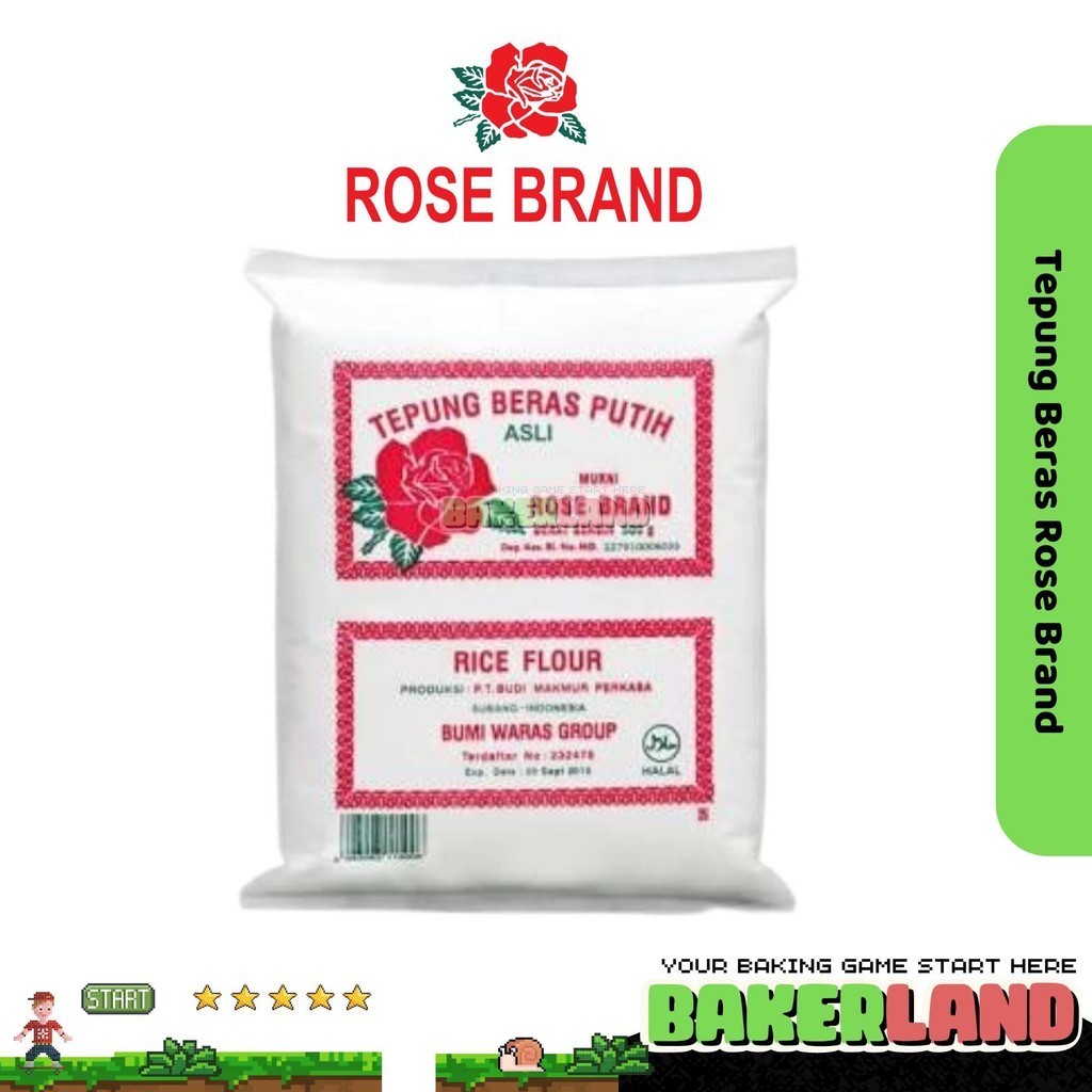 

Rose Brand Tepung Beras 500gr / Tepung Beras / Tepung Beras Putih