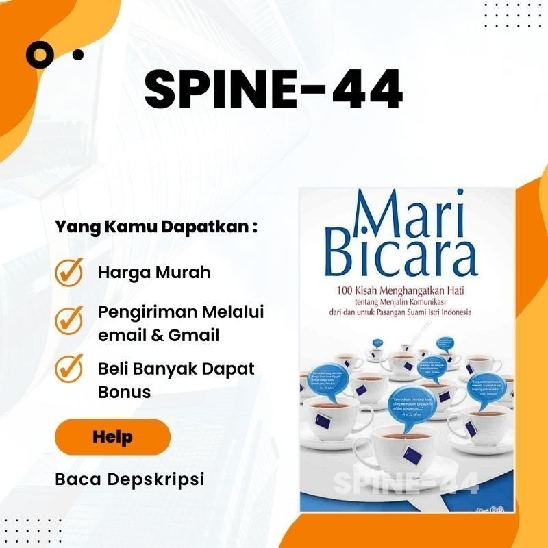 

Mari Bicara 100 Kisah Menghangatkan Hati tentang Menjalin Komunikasi dari dan untuk Pasangan Suami Istri Indonesia