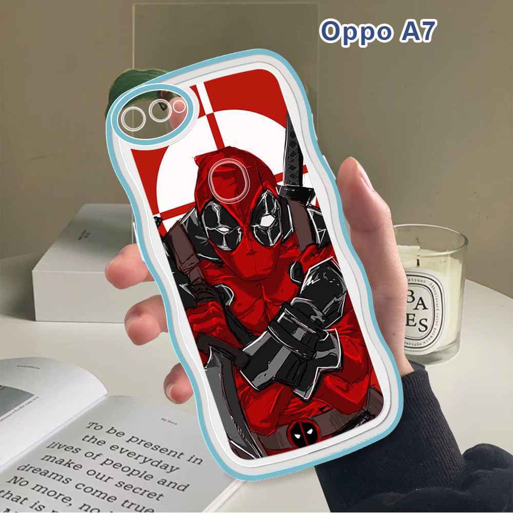 Casing OPPO A7 A5s A12 A12s A3s A12e A15 A15s A83 A71 A39 Soft Case Marvel Spiderman Shockproof Phon