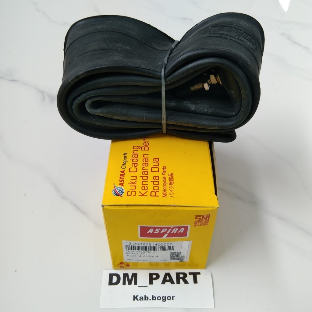 BAN DALAM ASPIRA 2.50 2.75 14  70 90 14 80 90 14 UNTUK MOTOR MATIC RING 14 VARIO KARBU TEHNO 110 OLD