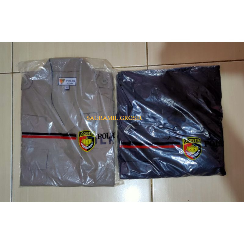(SAURAMIL) Seragam pdl brimob asli / pdl polri /satpam terbaru