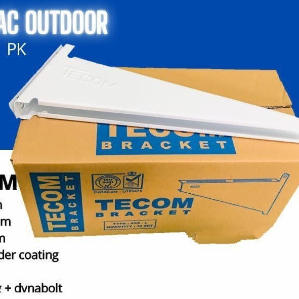 Anjani BRACKET OUTDOOR AC 1/2 PK 3/4 PK 1 PK ( 1 SET + DYNABOLT 4 PCS ) TECOM