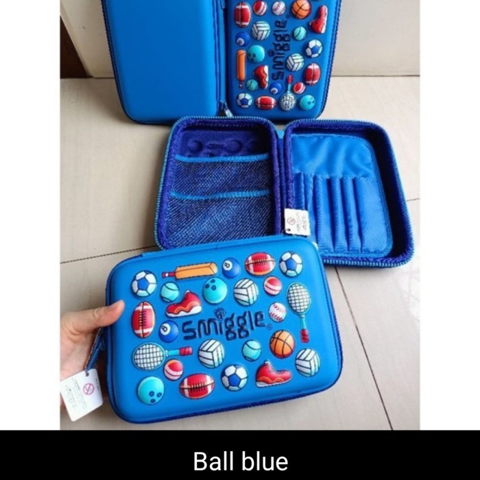 

Tempat Pensil/Pencil Case/HardCase/Hardtop Pencil Case/SMIGGLE - Sport Biru