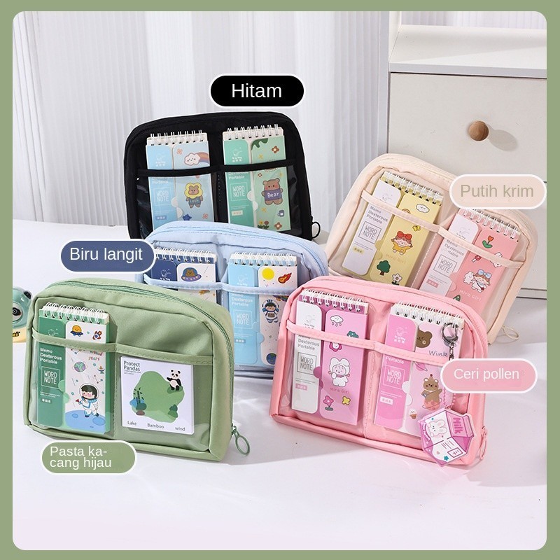 

RB Tempat Pensil Berkapasitas Besar / Kotak Alat Tulis Anak Yang Indah / Tas Penyimpanan Kosmetik