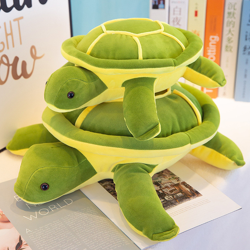 Bantal Tidur Boneka Kura-kura, Bantal Sofa Bantal Tidur Mainan Kura-kura Besar dan Lembut