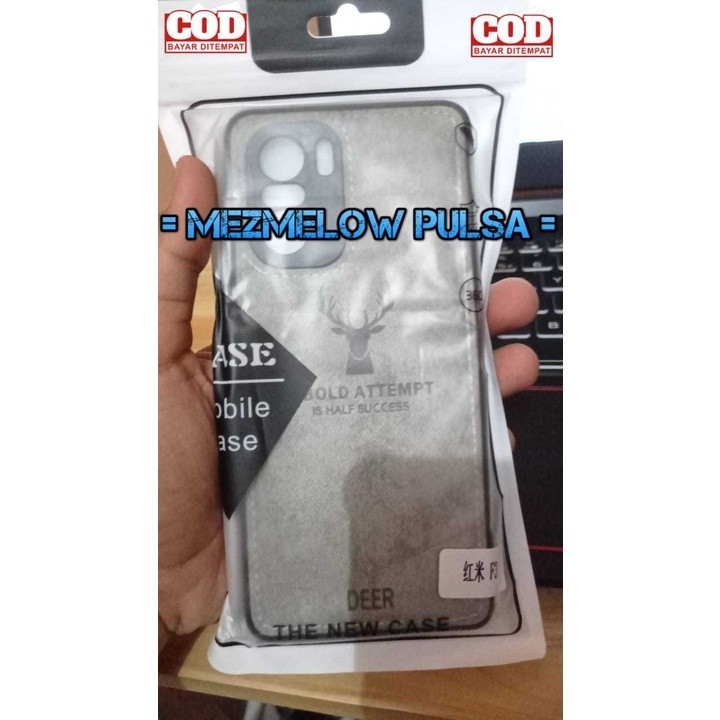 Case Cloth Jeans / Soft Case Canvas Deer Casing Gambar Rusa XIAOMI POCO F3