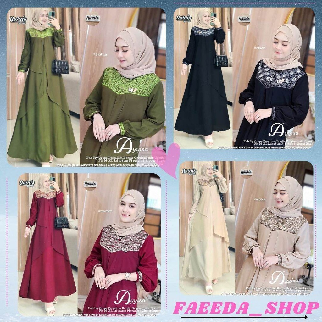 ( PROMO TERBARU BUY 1 GET 1 ) GAMIS TERBARU KEKINIAN WANITA MUSLIMAH SYARI BEST SELLER 2021 || LONG 