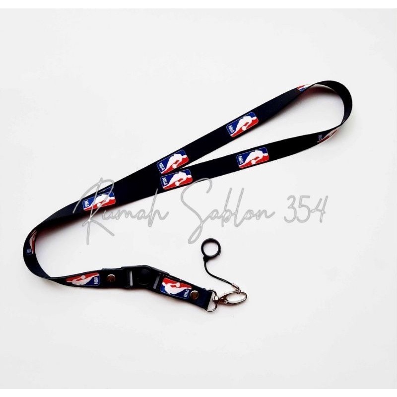 

lanyard NBA LAKERS NIKE JORDAN lanyard DISTRO BASKETBALL gantungan kunci JORDAN NBA / name tag id card kartu nama / tali lanyard gantungan leher