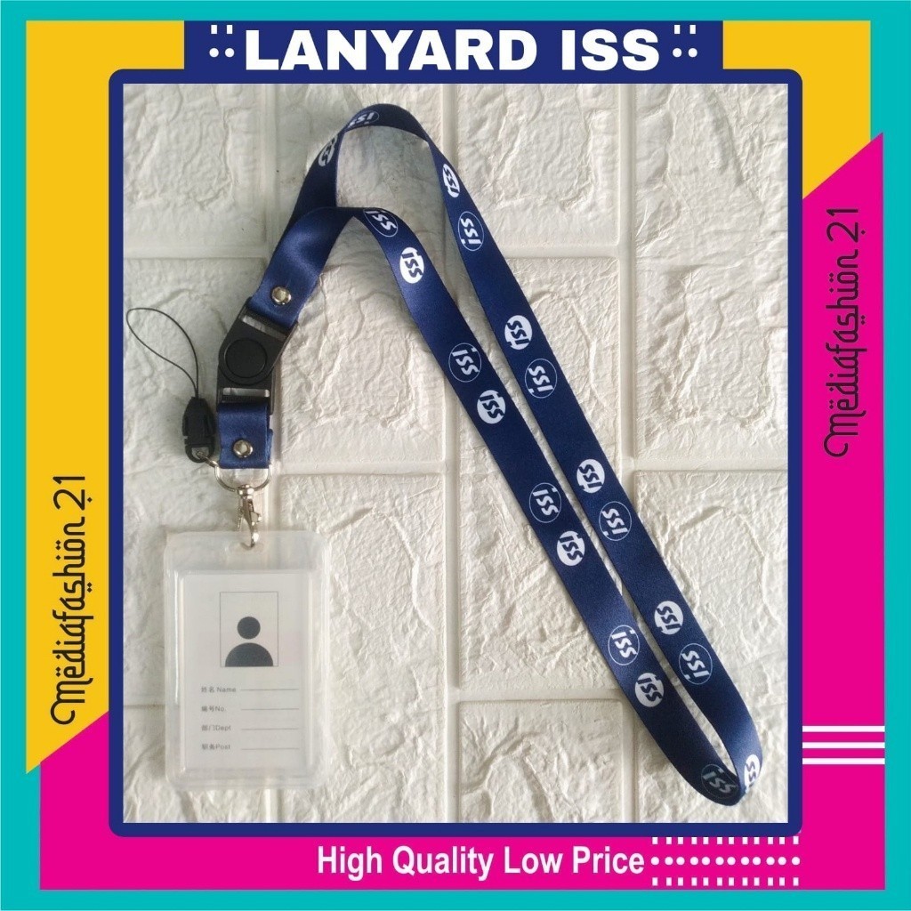 

Lanyard Tali Gantungan ID Card ISS (INDONESIA SERVANT SERVICE) Free Strap Gantungan HP/Flashdisk
