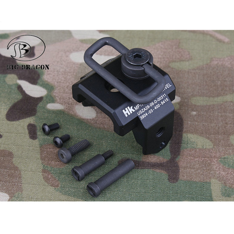 Metal rope Swivel End Cap for TM & KSC WELL HK MP7A1 Series  Airsoft