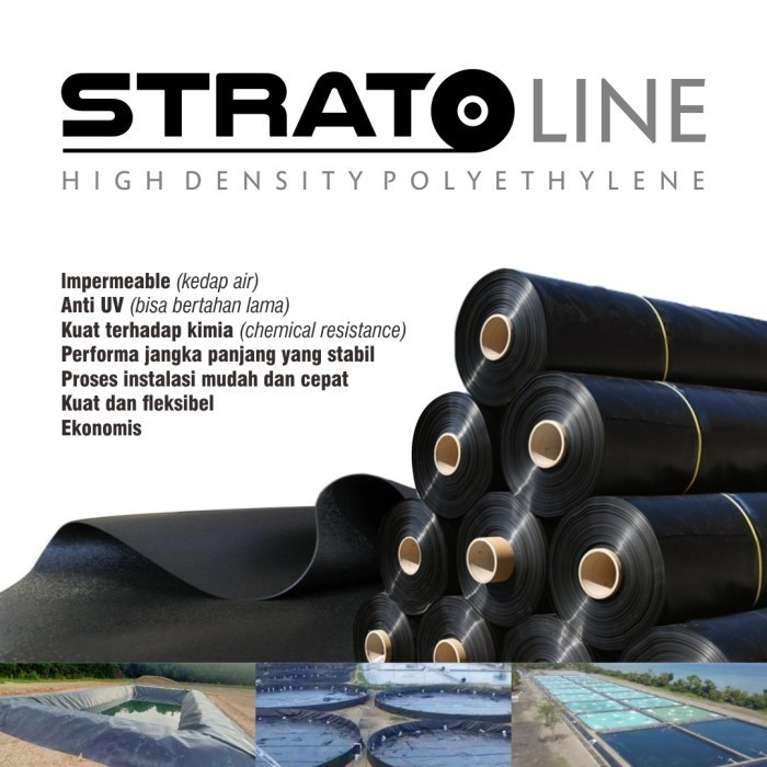HDPE Membran / kolam ikan/ liner/terpal 0,5 mm