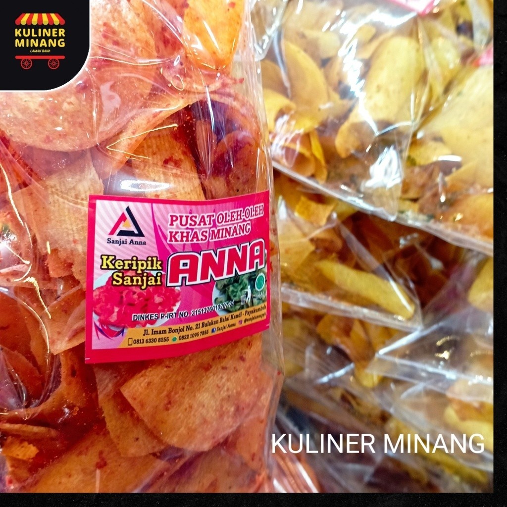 

Kripik Keripik Kerupuk Taleh Talas Balado Jagung Kunyit Kuning AnnA Kampung Snack Kuliner Minang Kabau