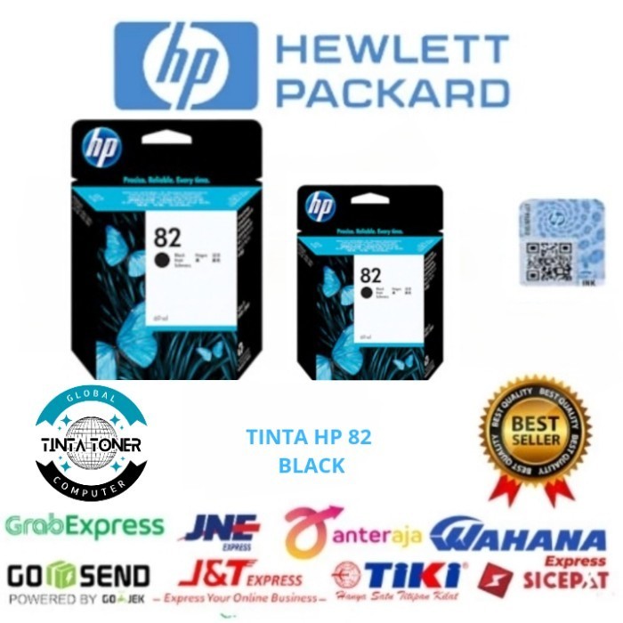 TINTA HP 82 BLACK ORIGINAL