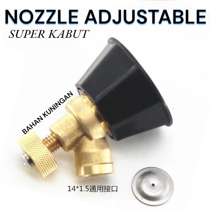 Nozle Sprayer Adjustable Kuningan Noozle Spruyer Super Kabut Penyiram Tanaman Serba Guna JASACOIN