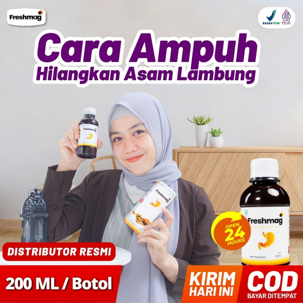

Freshmag Madu Lambung Original - Madu Freshmag 100% Herbal Alami Solusi Atasi Masalah Lambung Maag Asam Lambung Ekstrak Madu & Kunyit BPOM