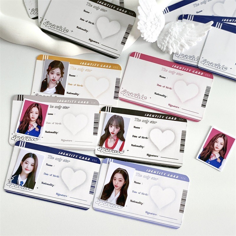 

[HARU] What Do You Like ID Card Idol Kartu Photo KPOP Packaging Photocard