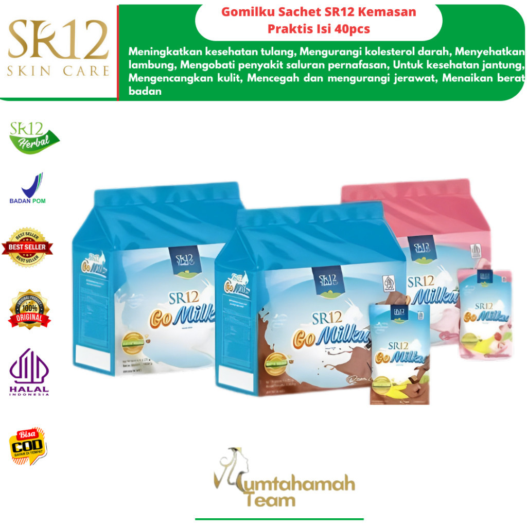 

Gomilku Sachet SR12 Kemasan Praktis Isi 40pcs