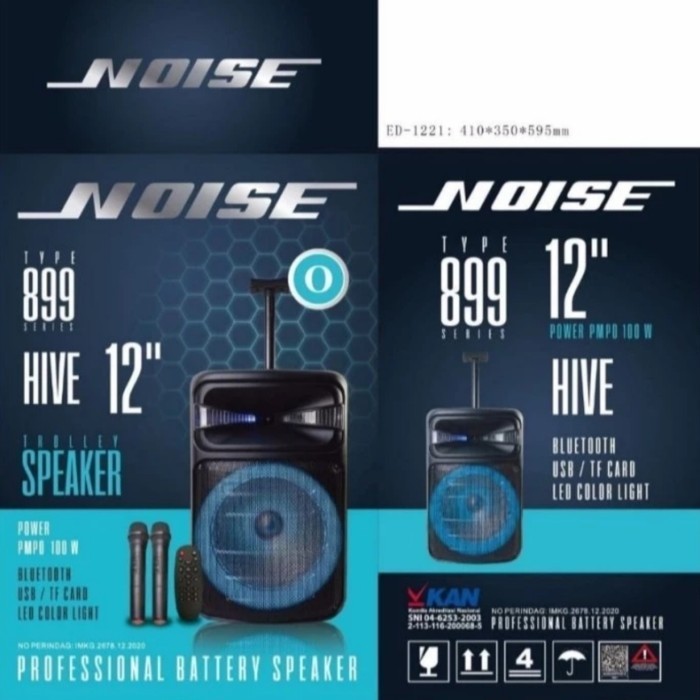 Speaker Aktif NOISE 889 /12 inch Garansi Resmi