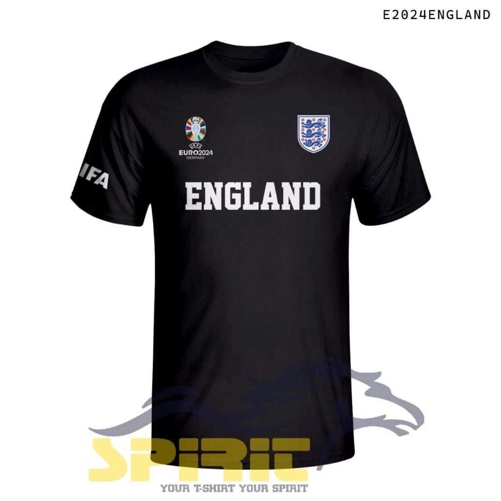 BAJU KAOS ENGLAND EURO 2024 KAOS LENGAN PENDEK/EURO TERBARU/LOGO ENGLAND/2024