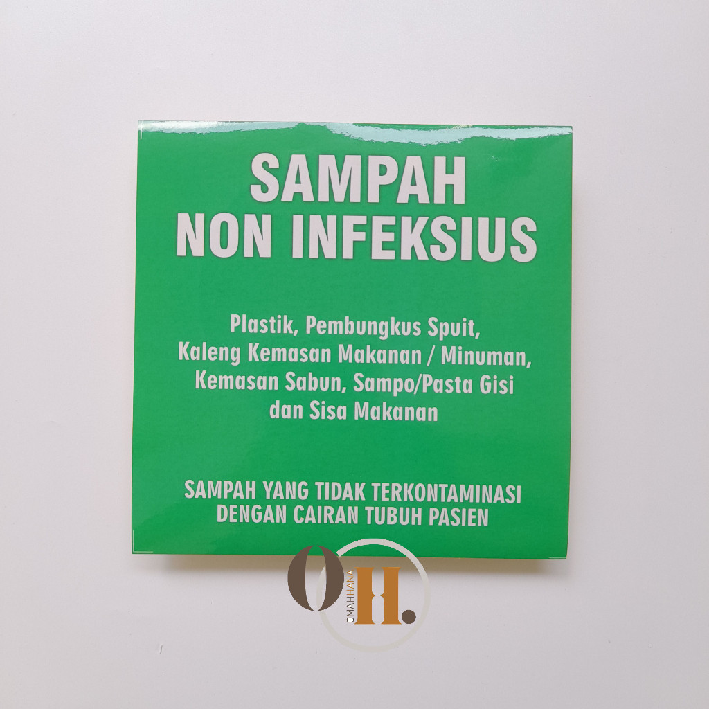 

Stiker Sampah Non Infeksius - Stiker Sampah Non Infeksius - Stiker chromo