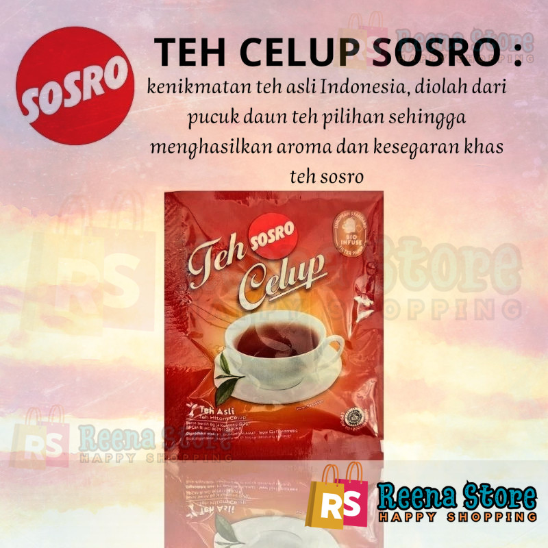 

TEH SOSRO SACHET [ 10 SACHET ] - Reena Store