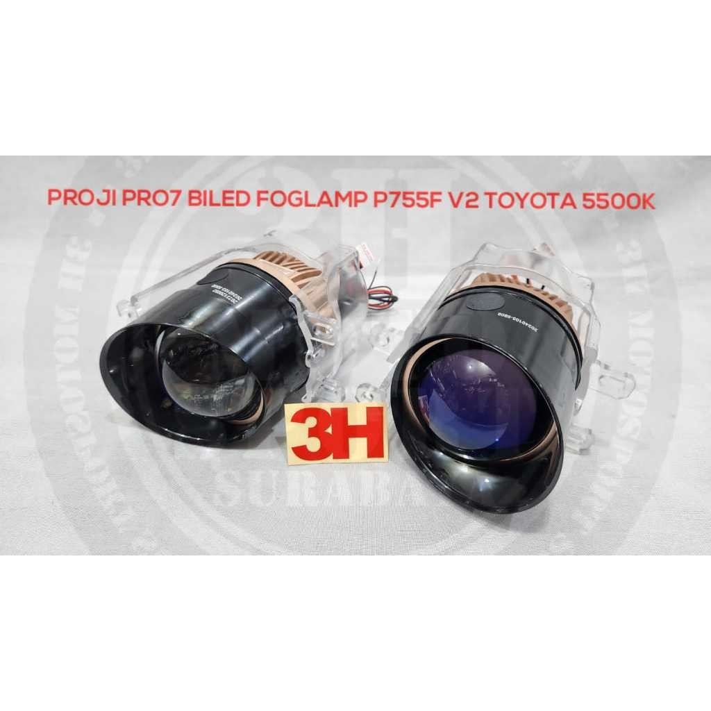 LAMPU PROJIE PRO7 BI-LED FOGLAMP P755F V2 TOYOTA 5500K (SET)
