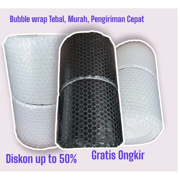 

bubblewrap plastik bubble 10 meter x 30 cm bubble wrap - Bening Murah