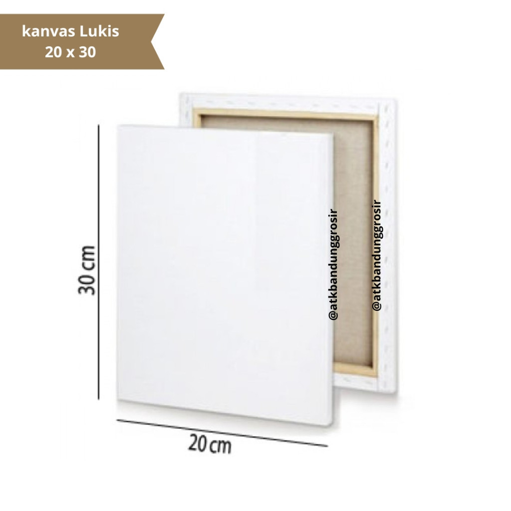 

Kanvas Lukis ukuran 20 x 30CM Canvas Board Alat Lukis Media Lukis Murah Berkualitas