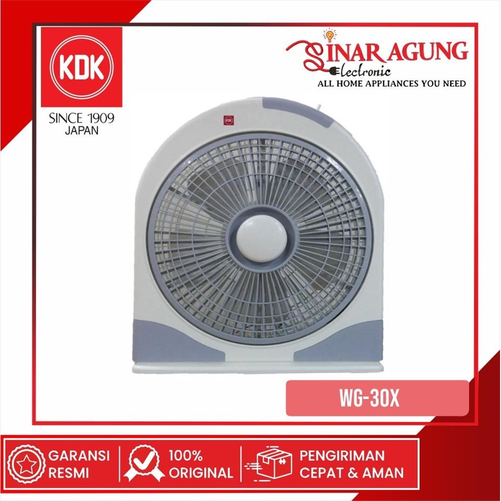 BOX FAN KDK WG-30X ELECTRIC FAN