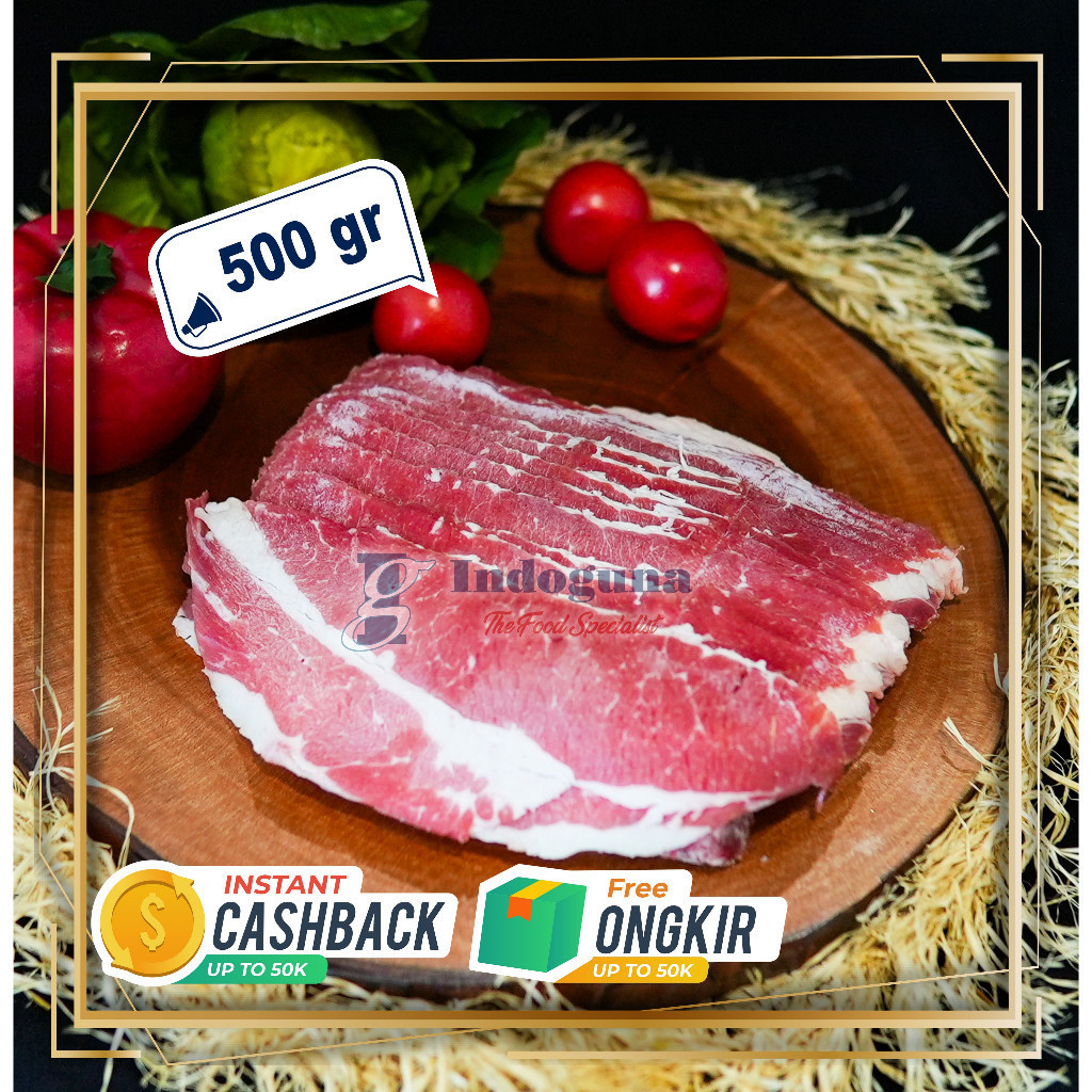 

PREMIUM BEEF CHADOLBAGI SLICE SHABU CUT 500 GR