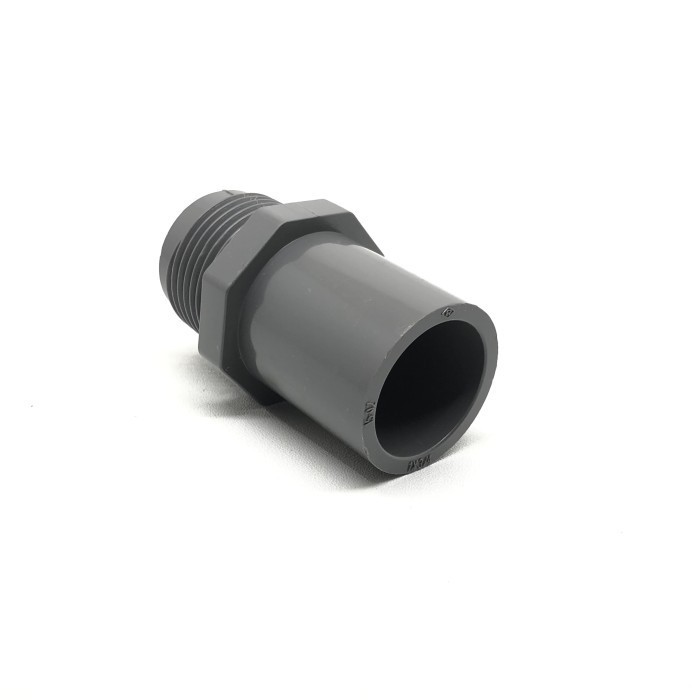 Sok Drat Luar (SDL) PVC Rucika Drat 1" X Pipa 3/4" inch