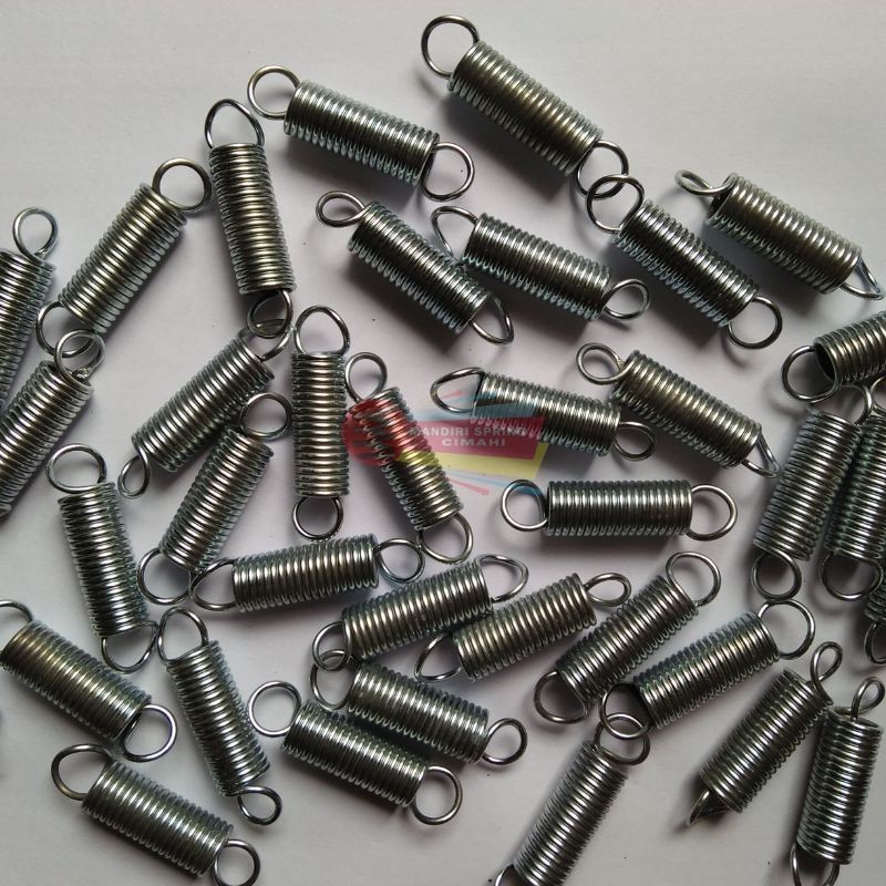 2 pcs Per Spring pegas Tarik 1.5 mm Baja Panjang 48 mm