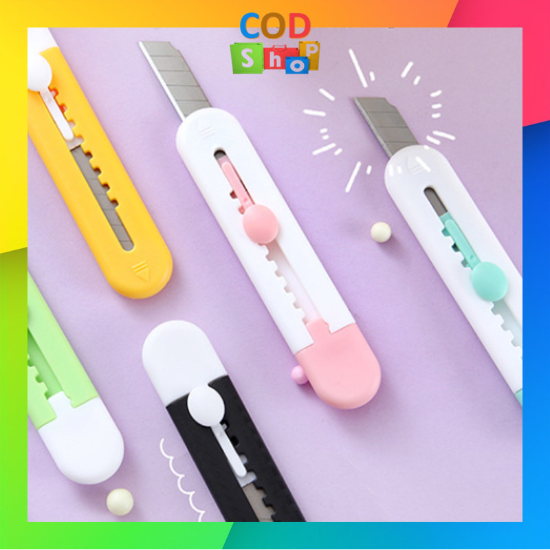 

COD - 6234 Pisau Silet Ukir Kecil / Mini Cute Cutter Pemotong Kertas / Cutter Portable Ukuran Kecil