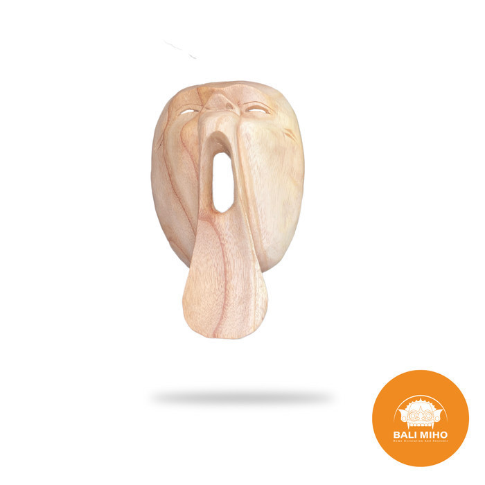 ✨W.H.Sw✨ -  PASTI READY Dekorasi Dinding Topeng Abstrak Kayu - Topeng Wajah Manusia - Model 1