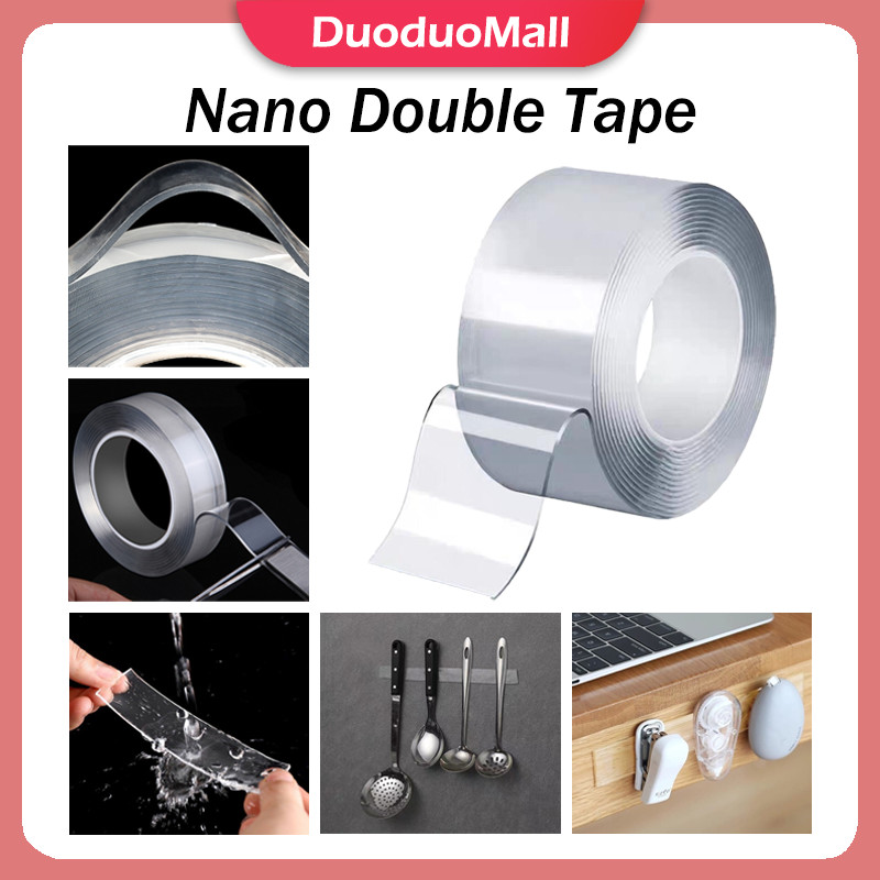 

Nano Double Tape/Isolasi Bening 2 Sisi Super Kuat Tanpa Bekas/Nano Double Sided Tape Transparan