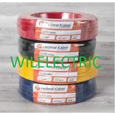 Federal Kabel Listrik Tunggal Serabut NYAF 4 mm 4mm 100m