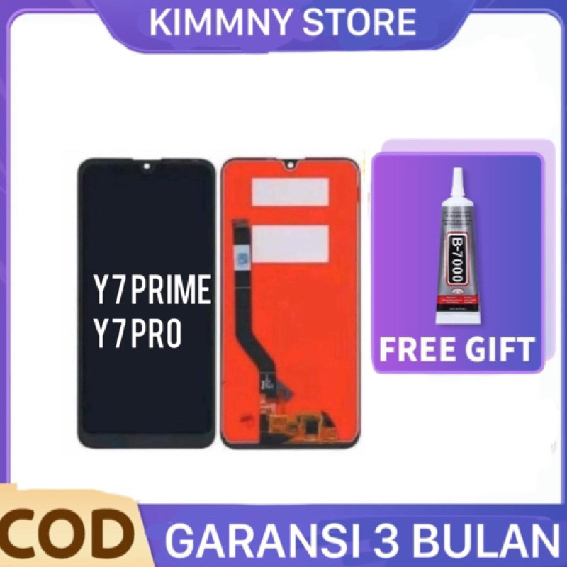 LCD TOUCHSCREEN FULLSET HUAWEI Y7 PRIME / Y7 PRO 2019 BERGARANSI
